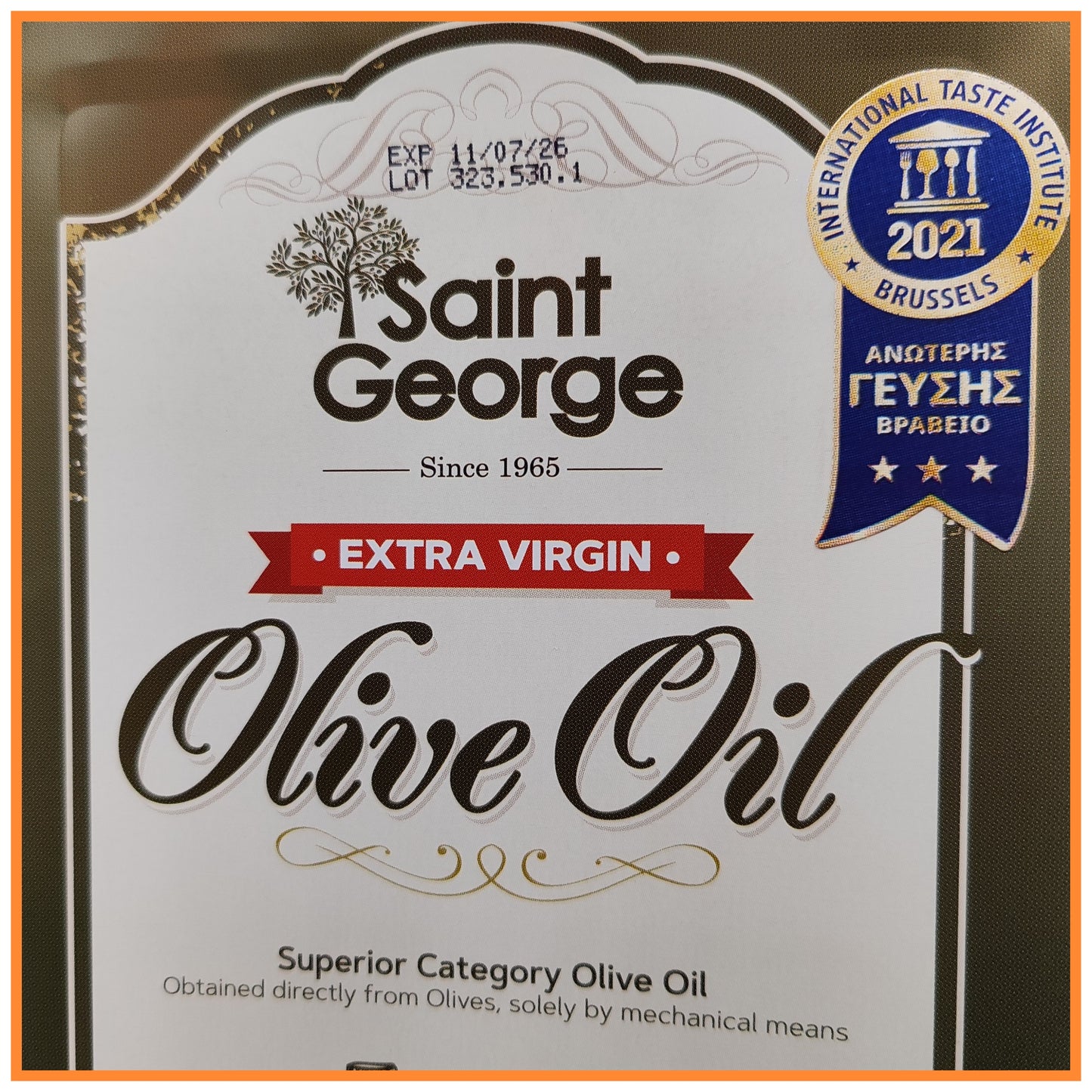 3L Extra Virgin Olives Oil (Cold Pressed)